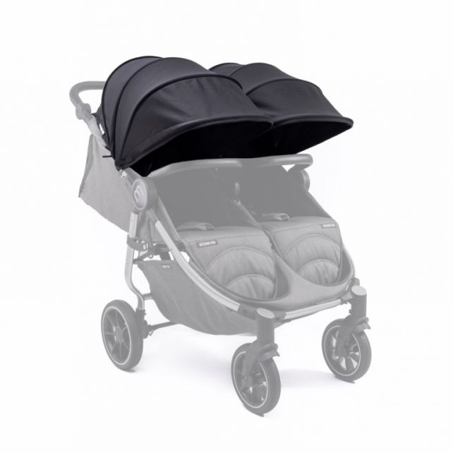 Poussette Double Baby Monsters Easy Twin 4 - Black