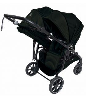 Poussette Double assises réversibles Baby Monsters Easy Twin 4 - Black