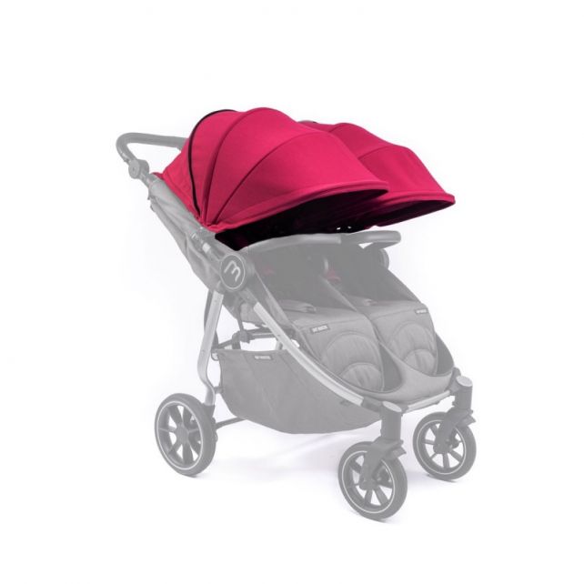 Canopy Bordeaux Poussette Double Baby Monsters Easy Twin 4