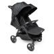 Poussette Double Compacte Baby Monsters Happy Twin - Black