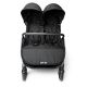 Poussette Double Compacte Baby Monsters Happy Twin - Black