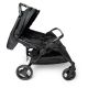 Poussette Double Compacte Baby Monsters Happy Twin - Black