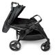 Poussette Double Compacte Baby Monsters Happy Twin - Black