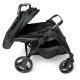 Poussette Double Compacte Baby Monsters Happy Twin - Black