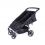Chassis Poussette Double Baby Monsters Easy Twin 3S - Black